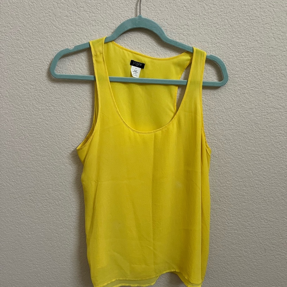 J. Crew bright blouse